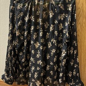 Vince Dandelion Poet Silk Blouse